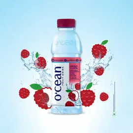 O'cean Fruit Drink Strawberry & Lime Flavoured Water
