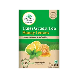 Organic India Tulsi Honey Lemon Herbal Infusion Bags 25 pcs